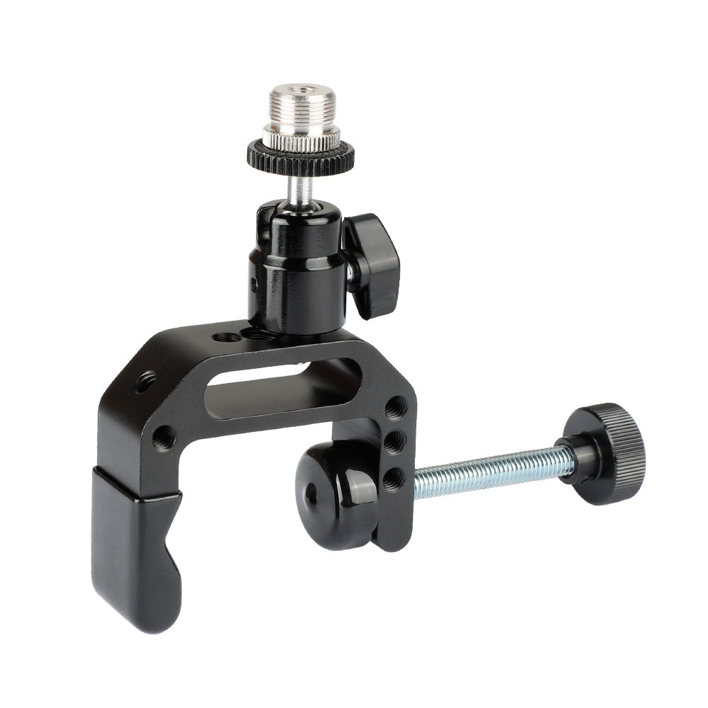 CAMVATE Multiple-purpose C Clamp Desktop Holder With 5/8"-27 Ball Head Mount For Microphone
