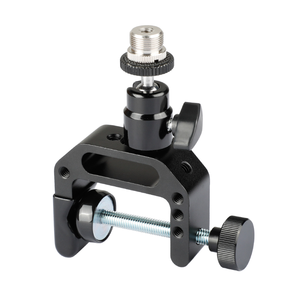 CAMVATE Multiple-purpose C Clamp Desktop Holder With 5/8"-27 Ball Head Mount For Microphone