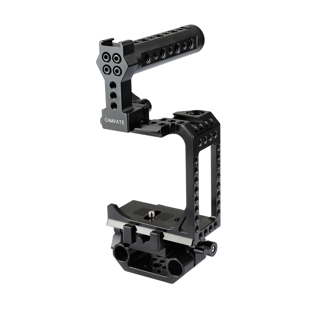 CAMVATE C-frame Cage With Cheese Handle For Sony A7s A7RII A7s2 A7sII A7r3 A7r4 A73 A9