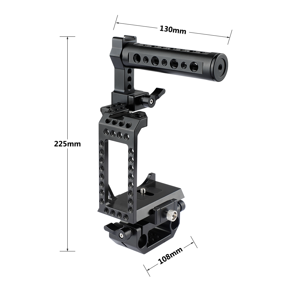 CAMVATE C-frame Cage With Cheese Handle For Sony A7s A7RII A7s2 A7sII A7r3 A7r4 A73 A9