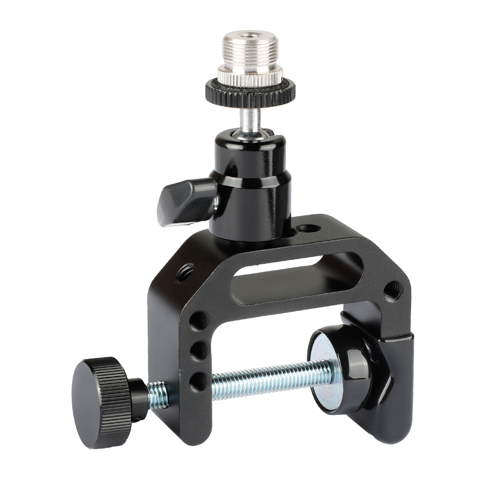 CAMVATE Multiple-purpose C Clamp Desktop Holder With 5/8"-27 Ball Head Mount For Microphone