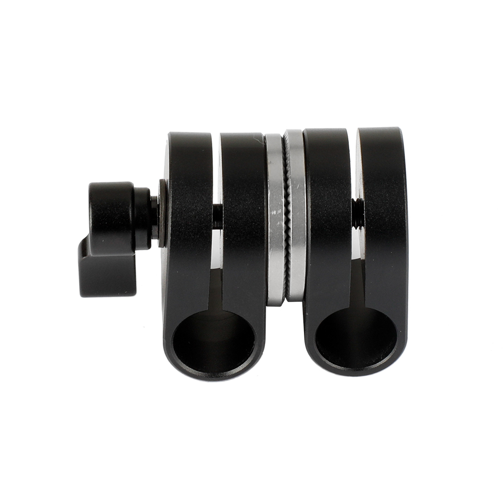 CAMVATE Adjustable 15mm Dual Rod Adapter With ARRI Rosette