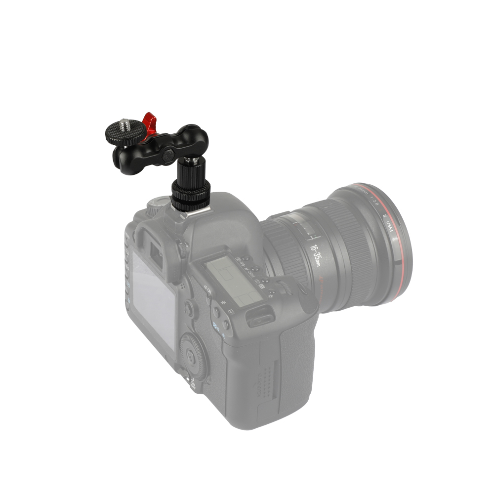 CAMVATE 1/4"-20 Ball Head Extension Arm With Shoe Mount For Camera Monitor / Flashlight