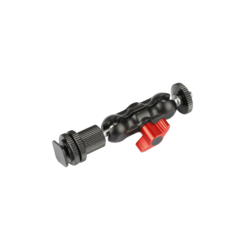 CAMVATE 1/4"-20 Ball Head Extension Arm With Shoe Mount For Camera Monitor / Flashlight
