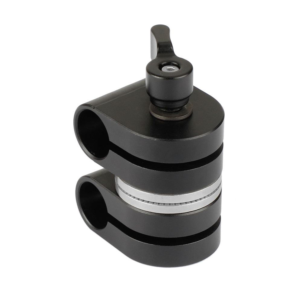 CAMVATE Adjustable 15mm Dual Rod Adapter With ARRI Rosette
