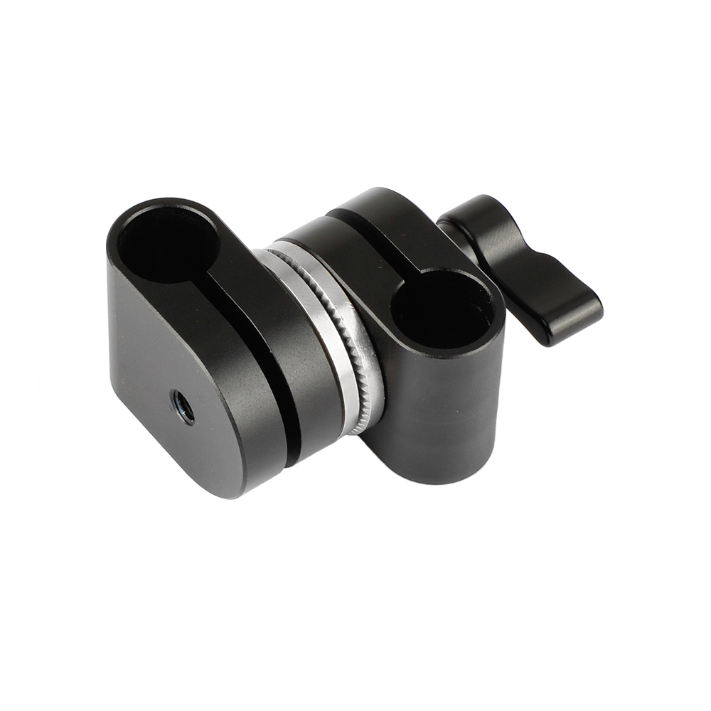 CAMVATE Adjustable 15mm Dual Rod Adapter With ARRI Rosette