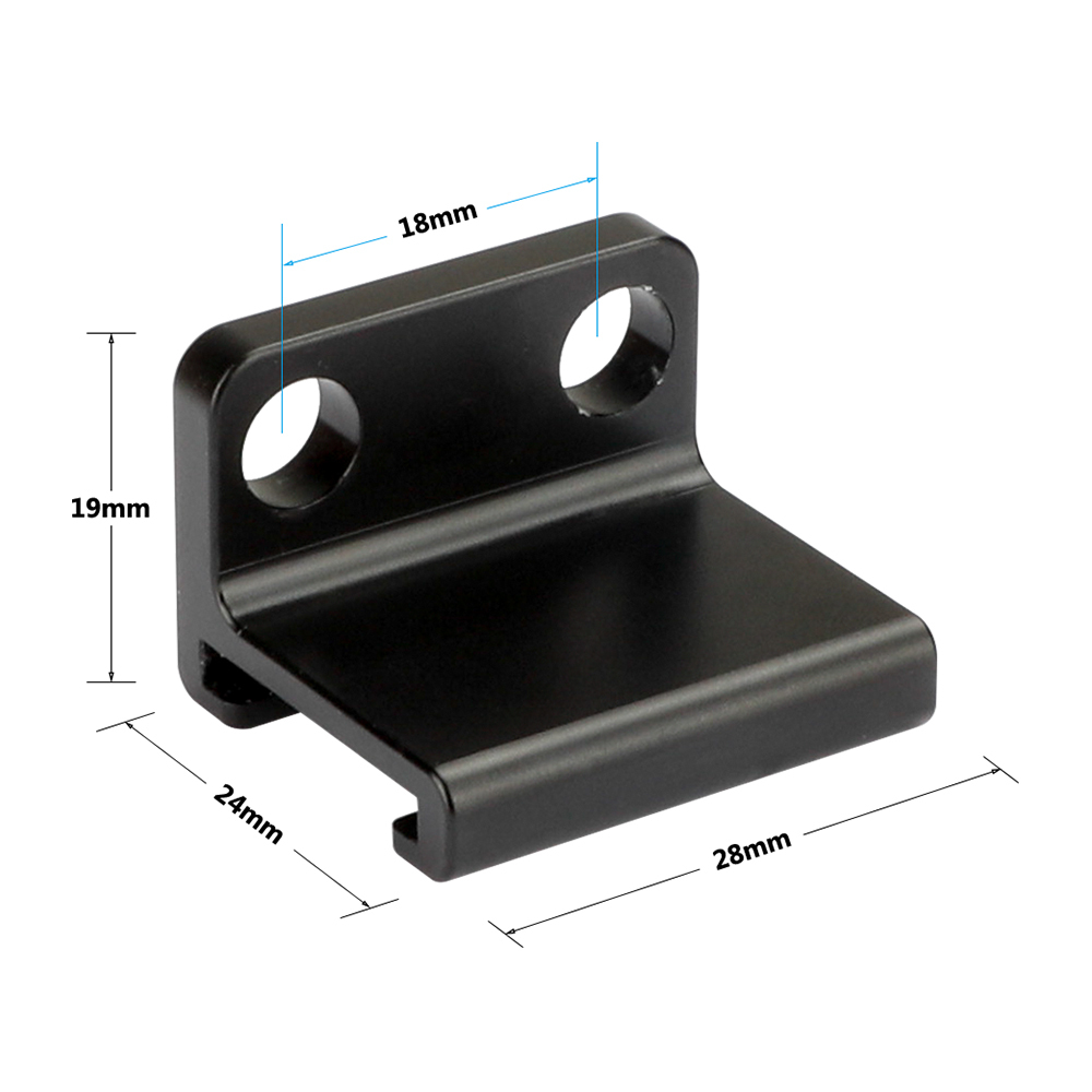CAMVATE Cold Shoe Mount Adapter Right Angle Type For Camera Cage Rig