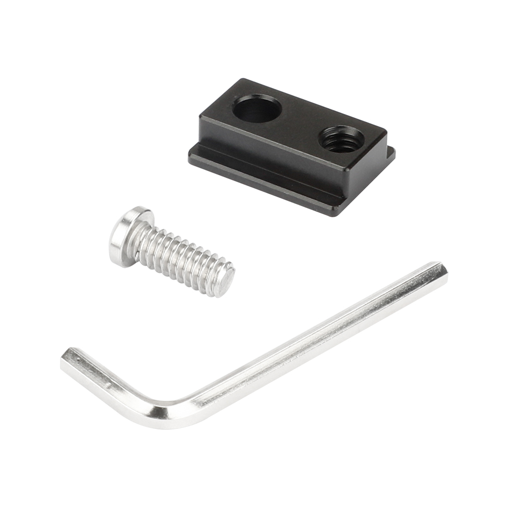CAMVATE Small Mounting Block With 1/4"-20 Mounting Points For Camera Cage Accessories