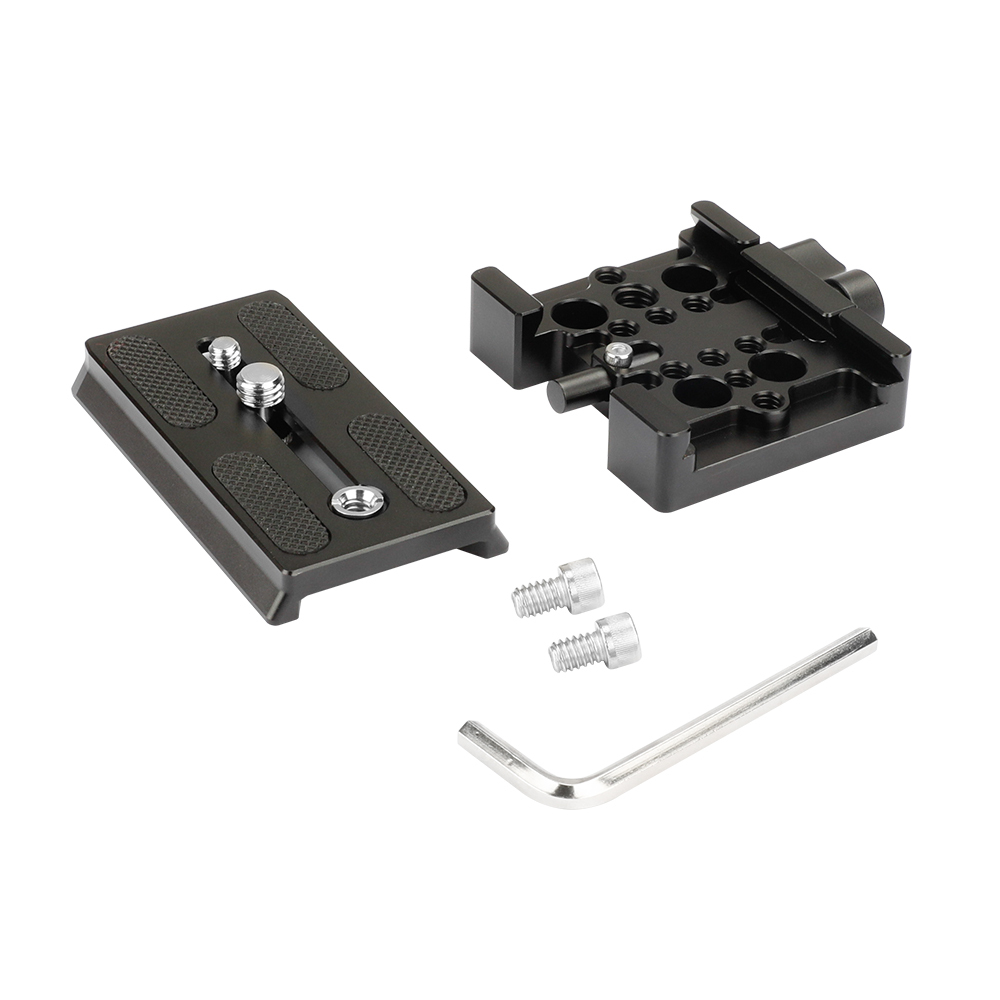 CAMVATE Manfrotto Type Quick Release Assembly With Sliding Plate Camera Mount