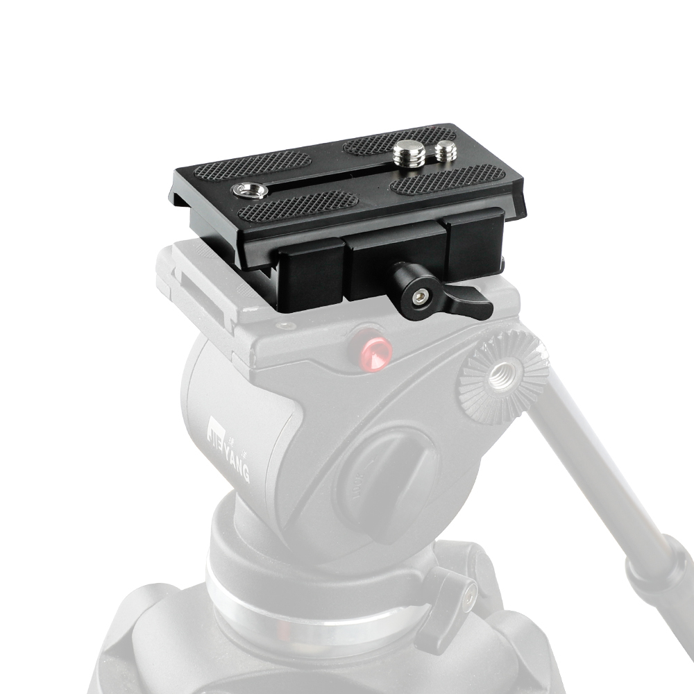CAMVATE Manfrotto Type Quick Release Assembly With Sliding Plate Camera Mount