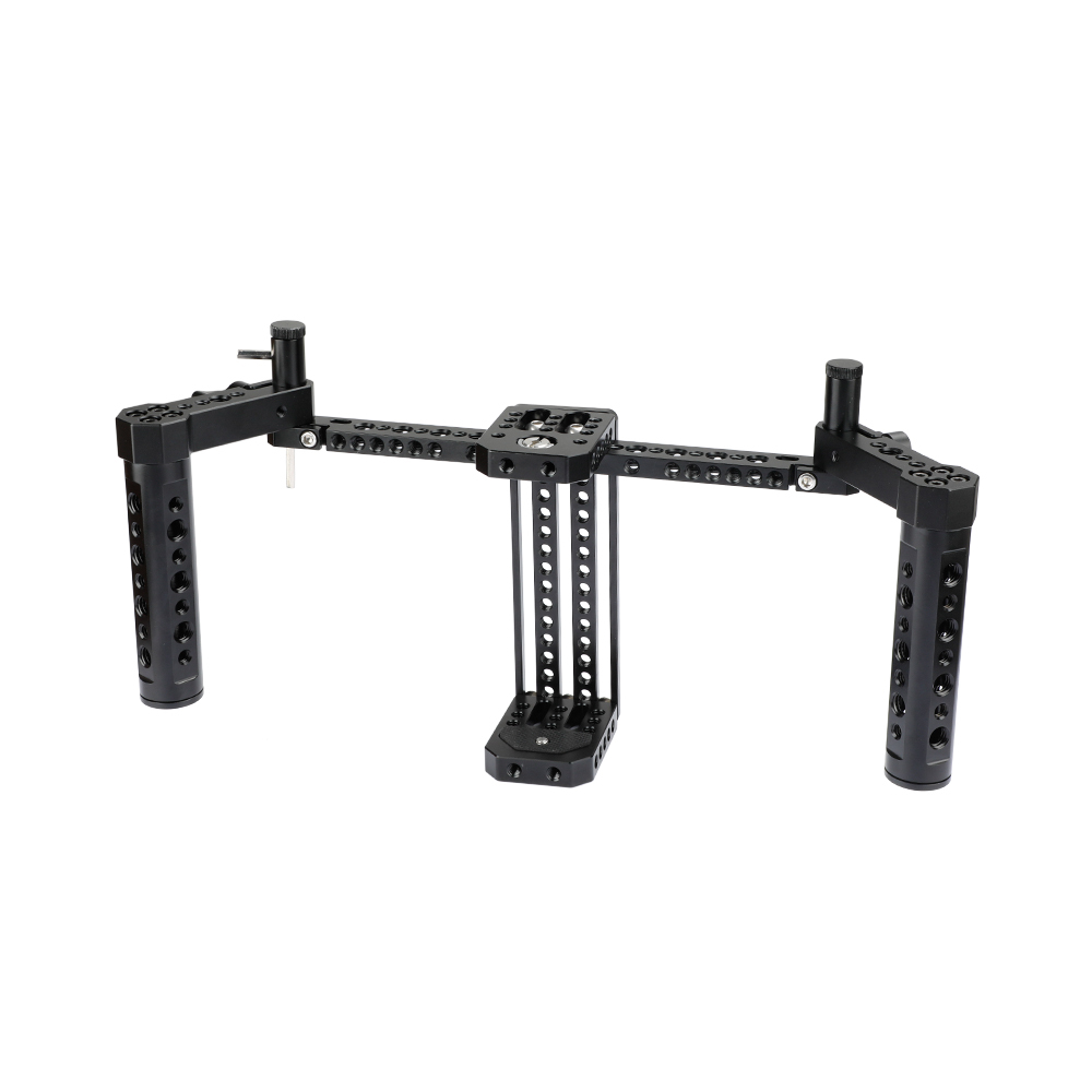 CAMVATE Compact Monitor Cage Rig With Adjustable Cheese Handgrip Ideal For 7" LCD Monitor