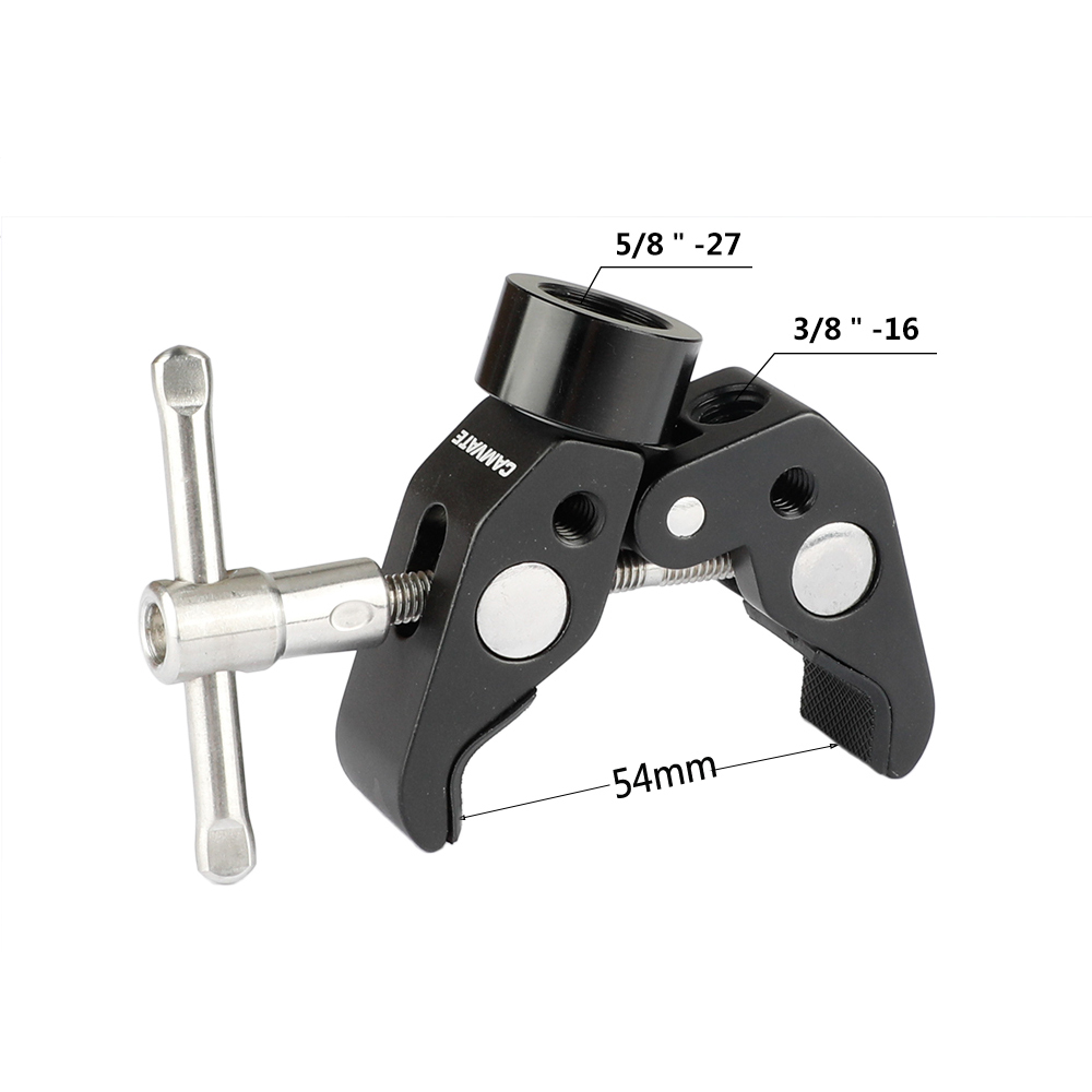 CAMVATE Multi-purpose Super Crab Clamp With 1/4" Male To 5/8" Female Thumbscrew Adapter