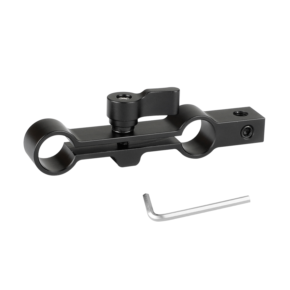CAMVATE Generic 15mm Dual Rod Clamp With 1/4"-20 Mounting Hole