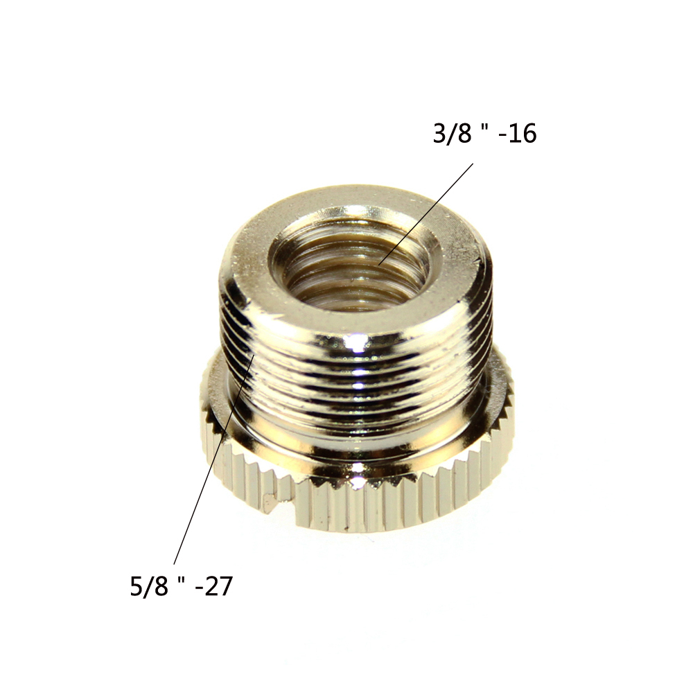 Female 3/8"-16  to 5/8"-27 Male Mic Adapter