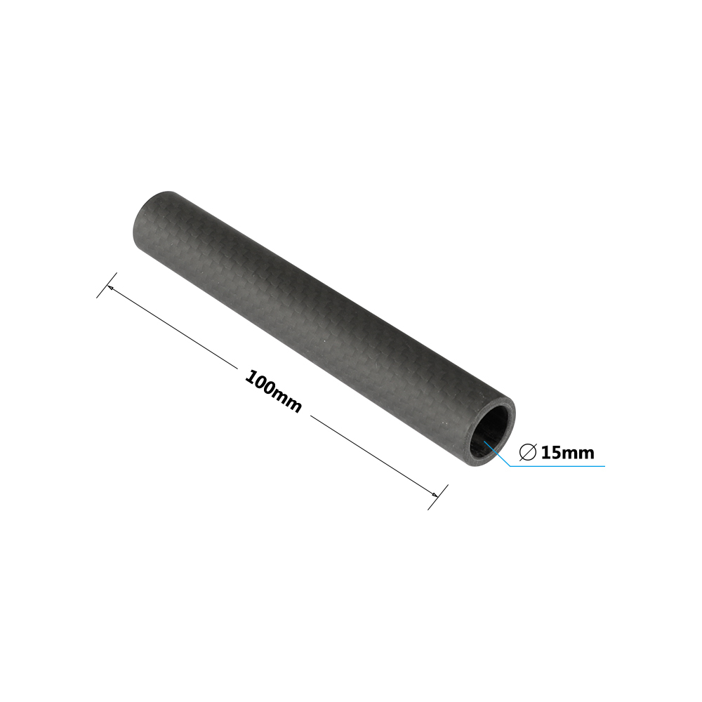 CAMVATE 15mm Carbon Fiber Rods 10cm Length for DSLR Shoulder Rig