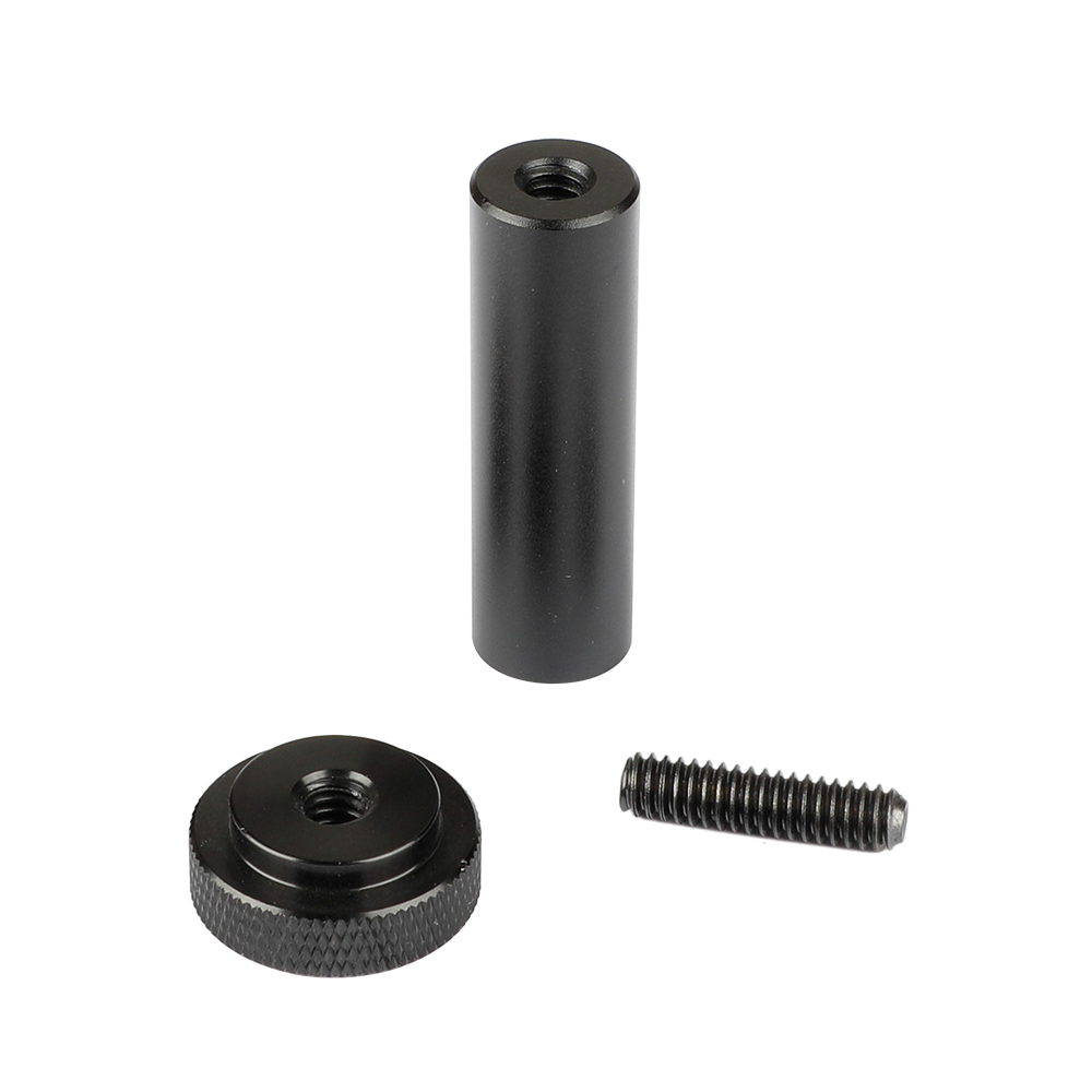 CAMVATE 15mm Micro Rod (2 Inch) With One-end 1/4"-20 Male Thread Adapter