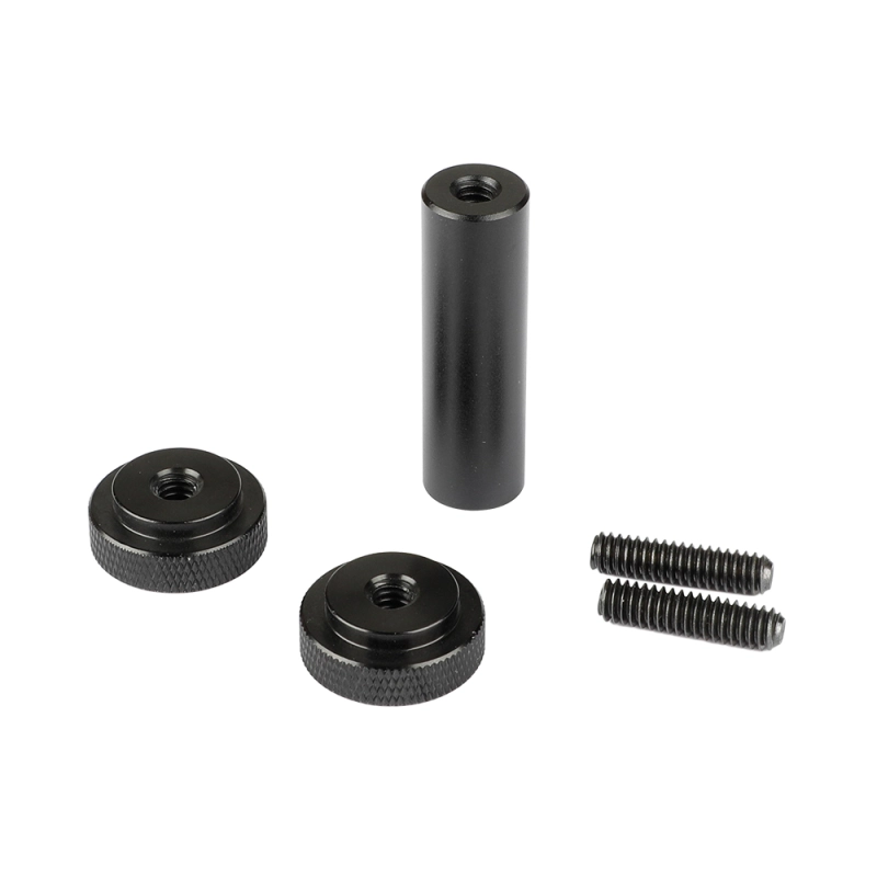 CAMVATE 15mm Micro Rod (2 Inch) With Double-ended 1/4"-20 Male Thread Adapter
