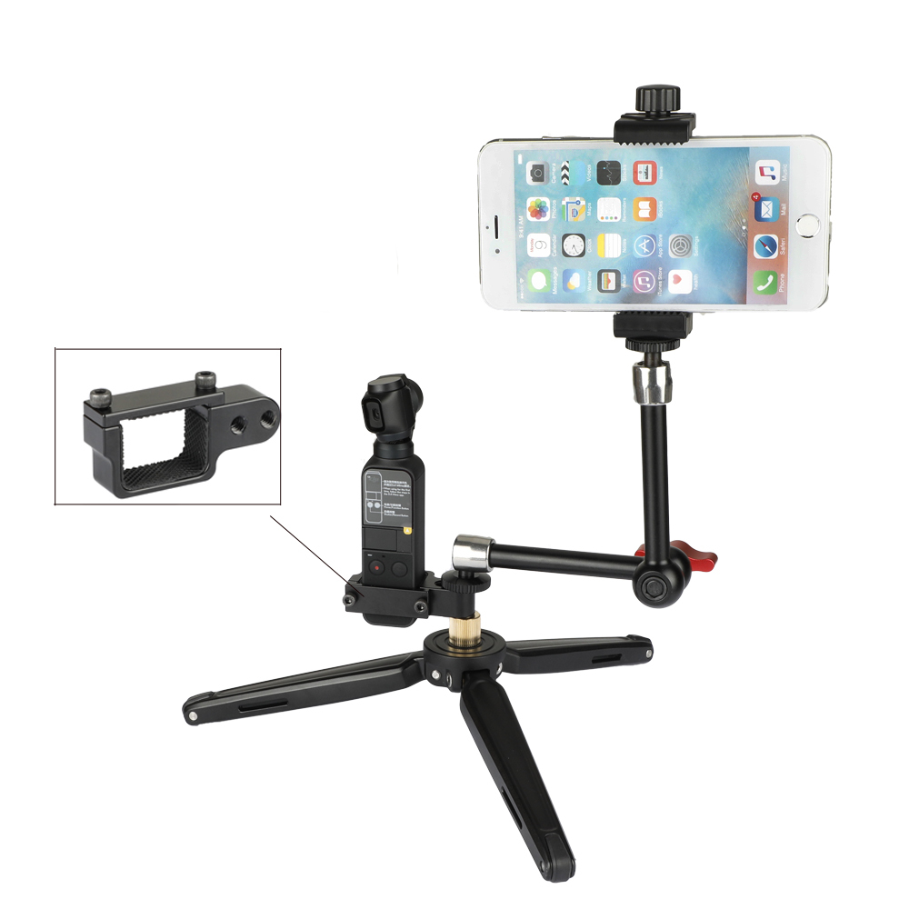 CAMVATE Support Bracket For DJI OSMO Pocket Camera Extension Setup
