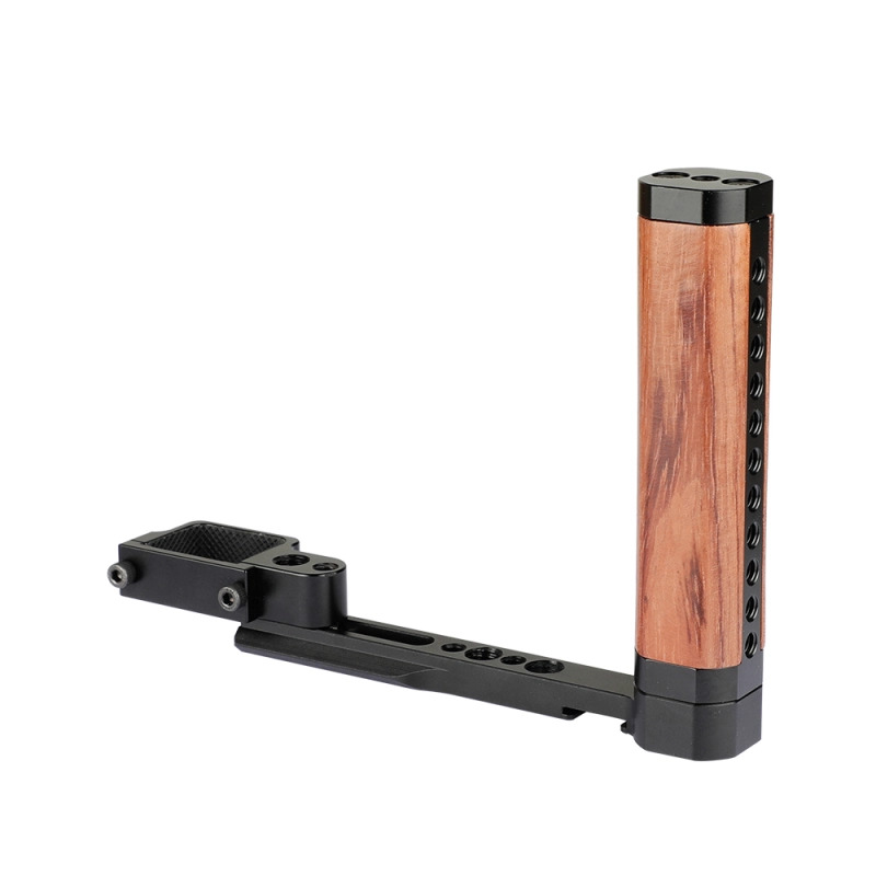 CAMVATE Extension Support Bracket & L Wooden Handgrip For DJI OSMO Pocket Camera