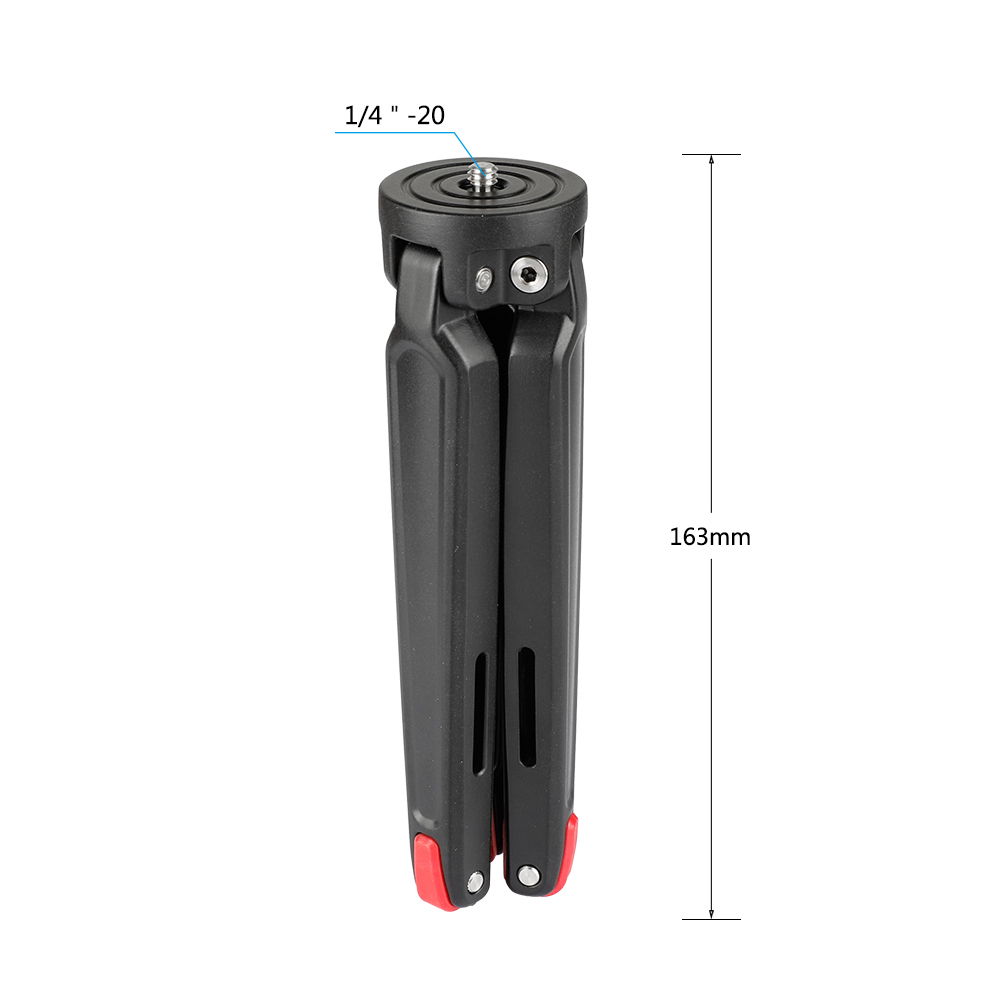 CAMVATE Foldable Aluminum Mini Tabletop Tripod With 1/4"-20 Screw Head