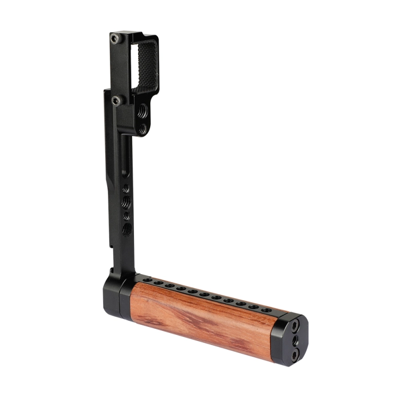 CAMVATE Extension Support Bracket & L Wooden Handgrip For DJI OSMO Pocket Camera