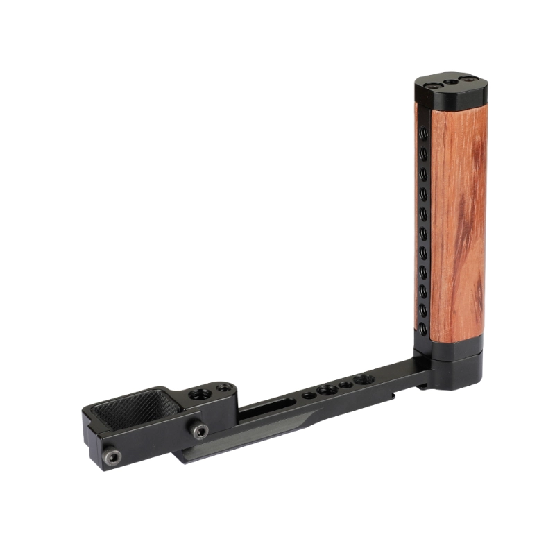 CAMVATE Extension Support Bracket & L Wooden Handgrip For DJI OSMO Pocket Camera