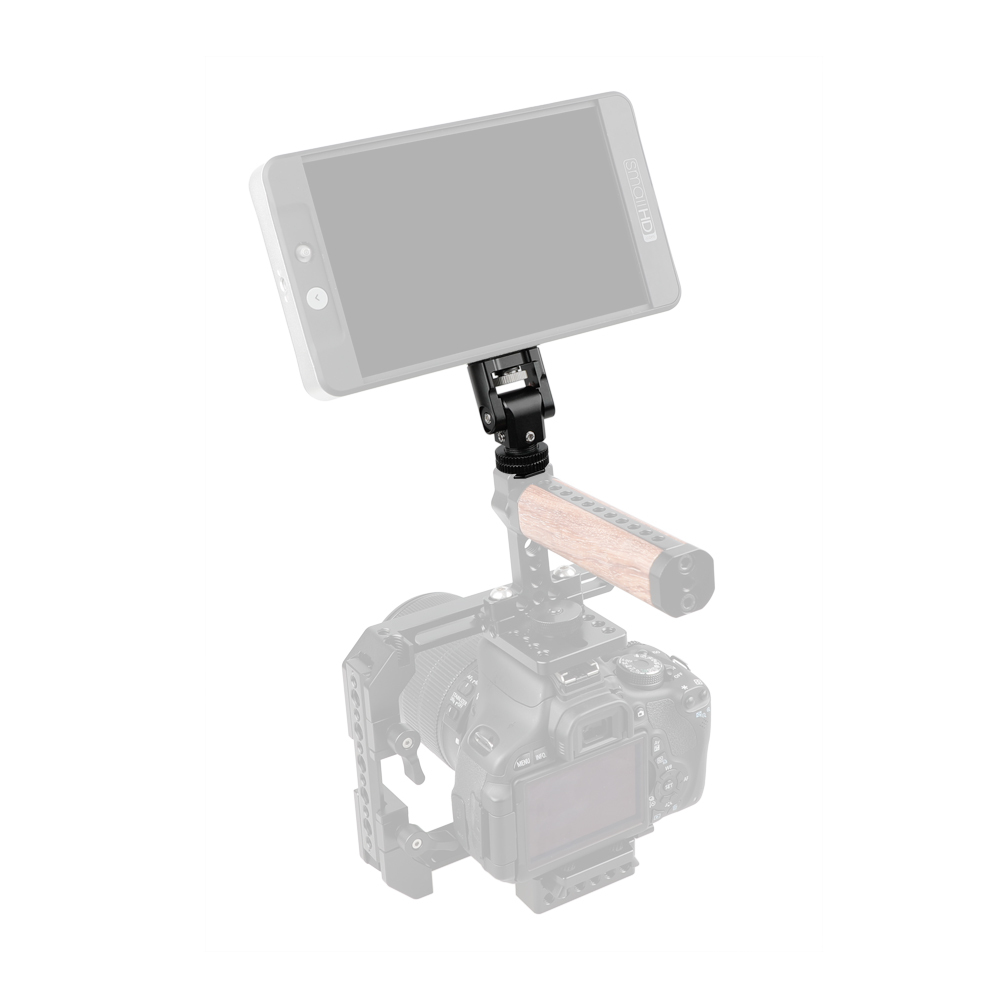 CAMVATE Adjustable Monitor Holder Support With Shoe Mount