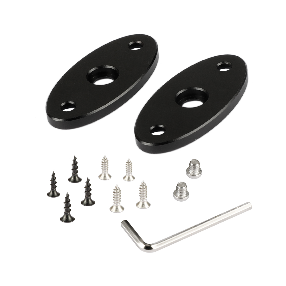 CAMVATE Wall Mount Base Plate With 1/4"-20 Thread For Support Holder Accessories (2 Pieces)
