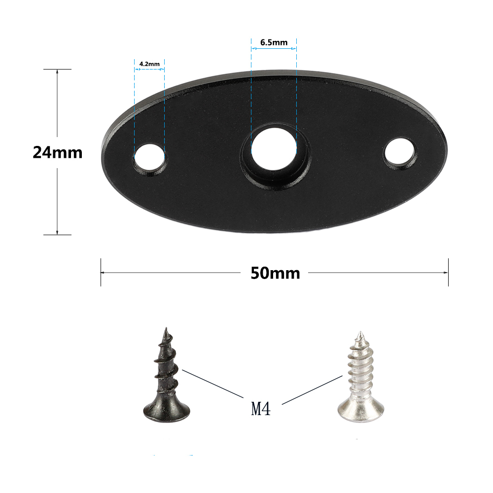 CAMVATE Wall Mount Base Plate With 1/4"-20 Thread For Support Holder Accessories (2 Pieces)