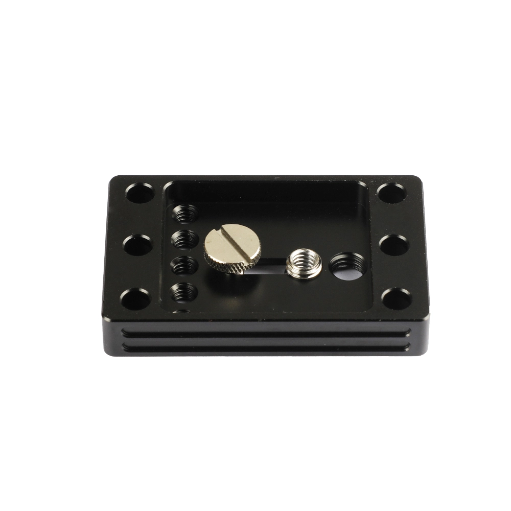 Placa De Liberación Rápida V-Mount CAMVATE Con Abrazadera Doble De 15mm Y Montaje VESA De 75 X