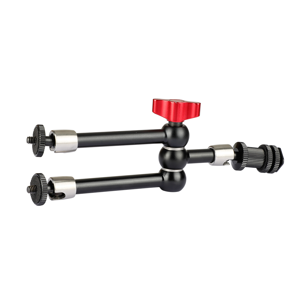 CAMVATE Multi-purpose 11" Articulating Magic Arm With Three Arms And Shoe Mount
