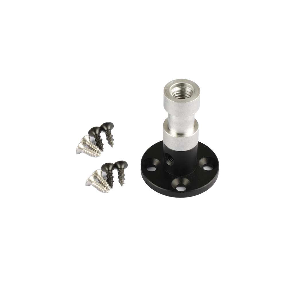 CAMVATE 3/8"-16 Female Thread Connector With Wall / Table / Ceiling Mount