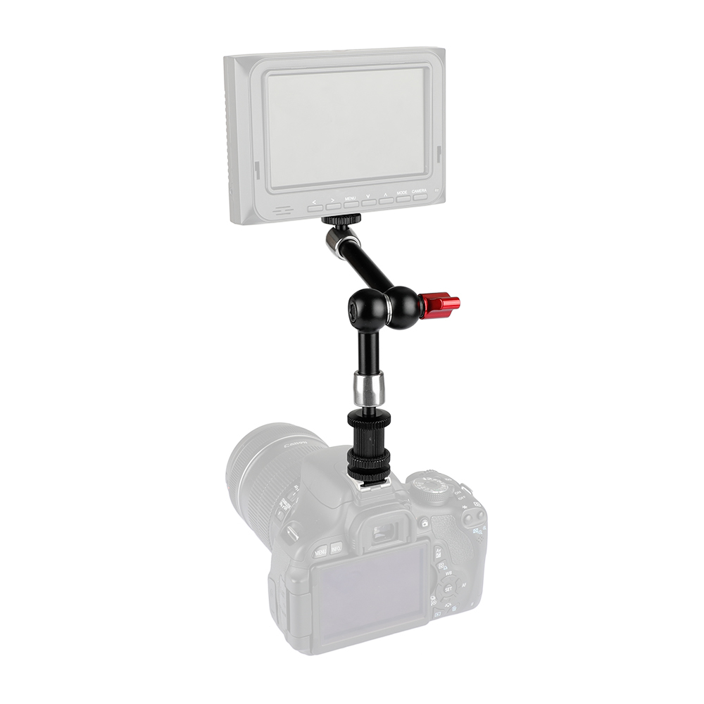 CAMVATE Triple Articulating Magic Arms With Shoe Mount (7" / 9" / 11")