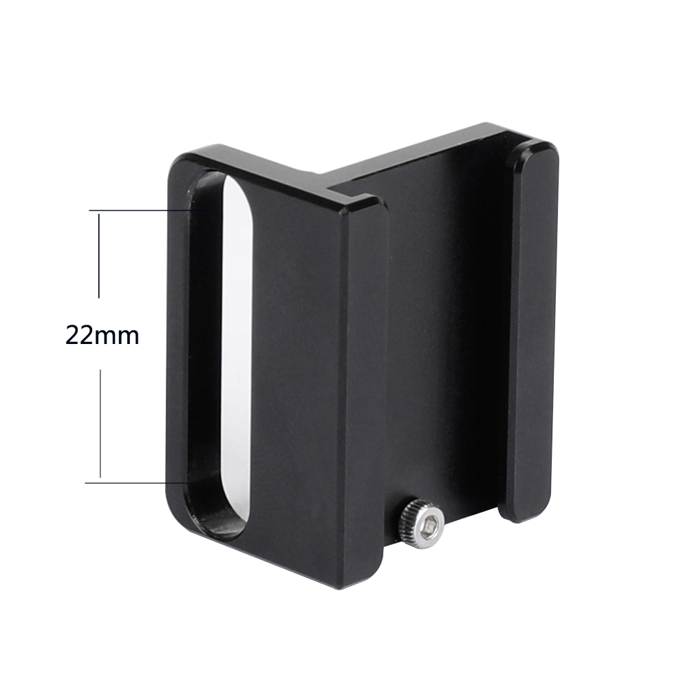 CAMVATE Cold Shoe Mount Adapter Vertical Type For Shoe Accessories