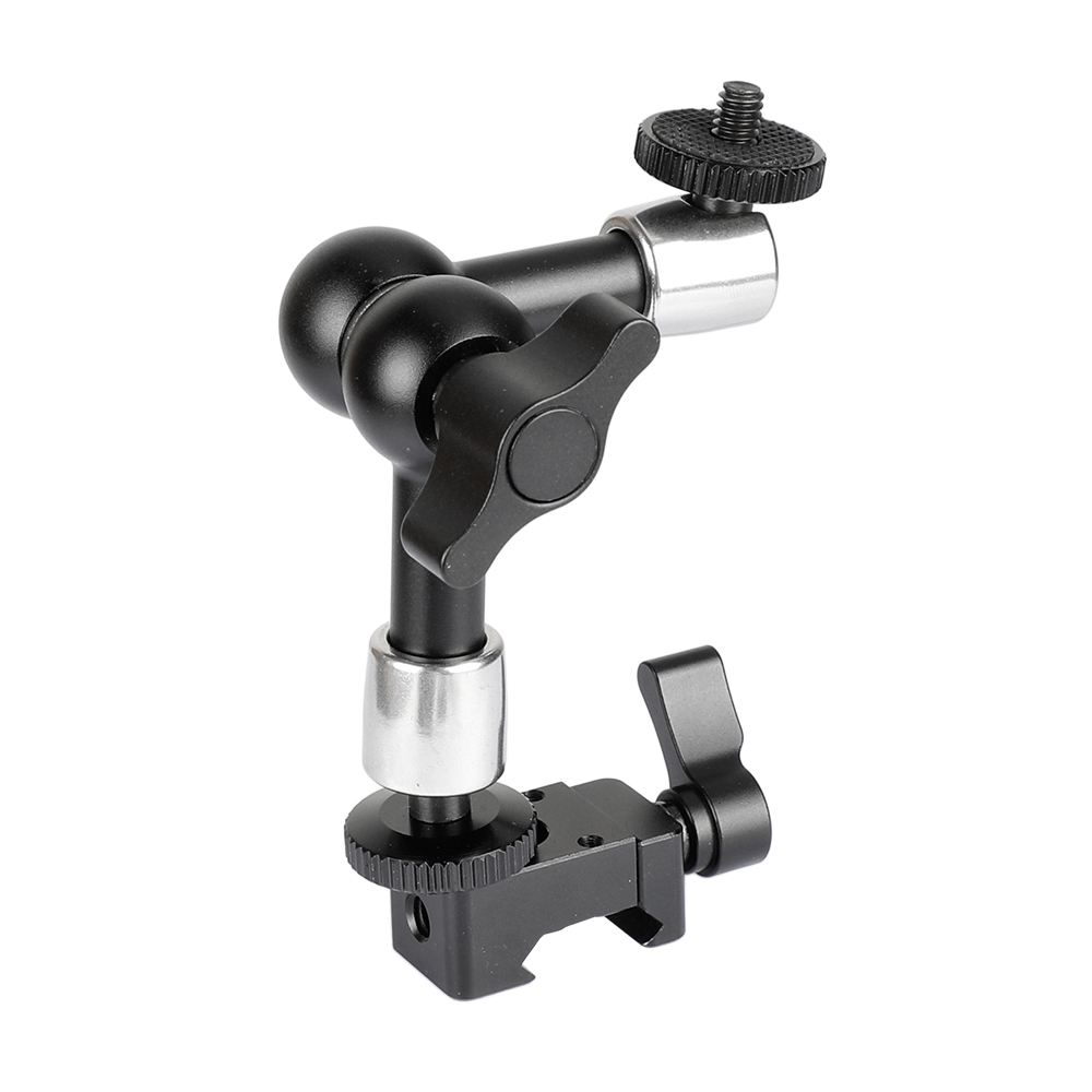 CAMVATE 7" Articulating Magic Arm 1/4" Ball Head With NATO Clamp For DSLR Camera Accessories