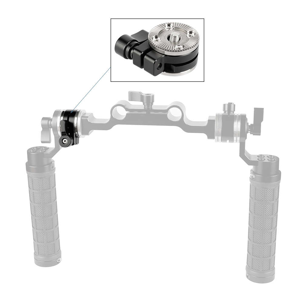 CAMVATE Double Sided ARRI Rosette Mounting Adapter With Central M6 Threads