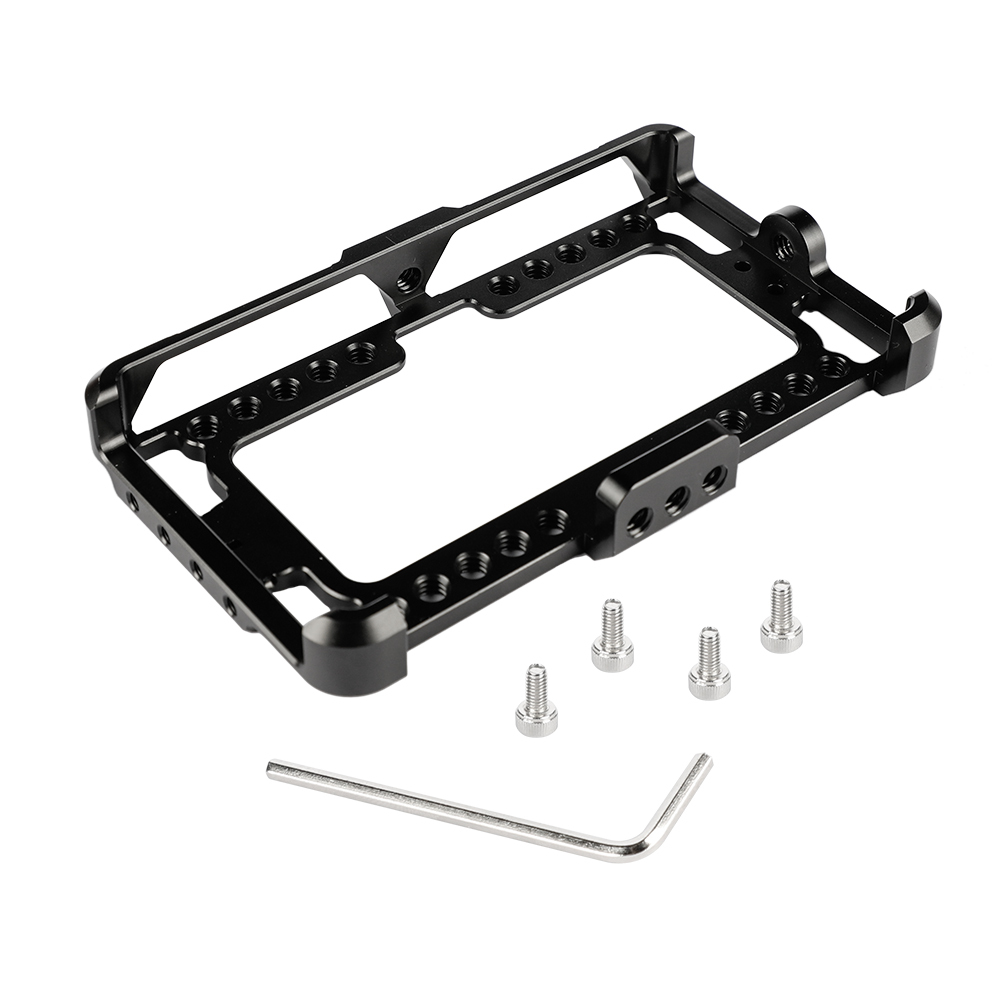 CAMVATE Monitor Cage Bracket Perfect Fit For FeelWorld F5 On-Camera Monitor