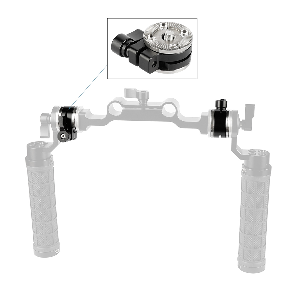 CAMVATE Versatile ARRI Rosette Double Sided Mounting Adapter  With M6 Threads (A Pair)