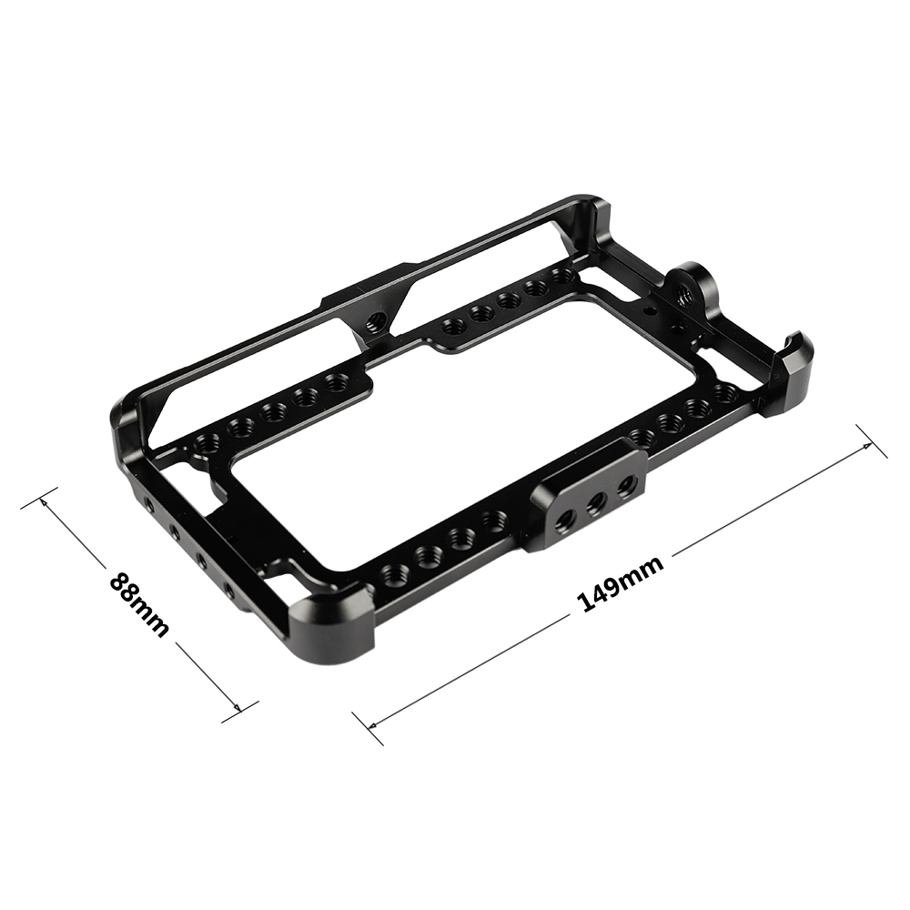 CAMVATE Monitor Cage Bracket Perfect Fit For FeelWorld F5 On-Camera Monitor