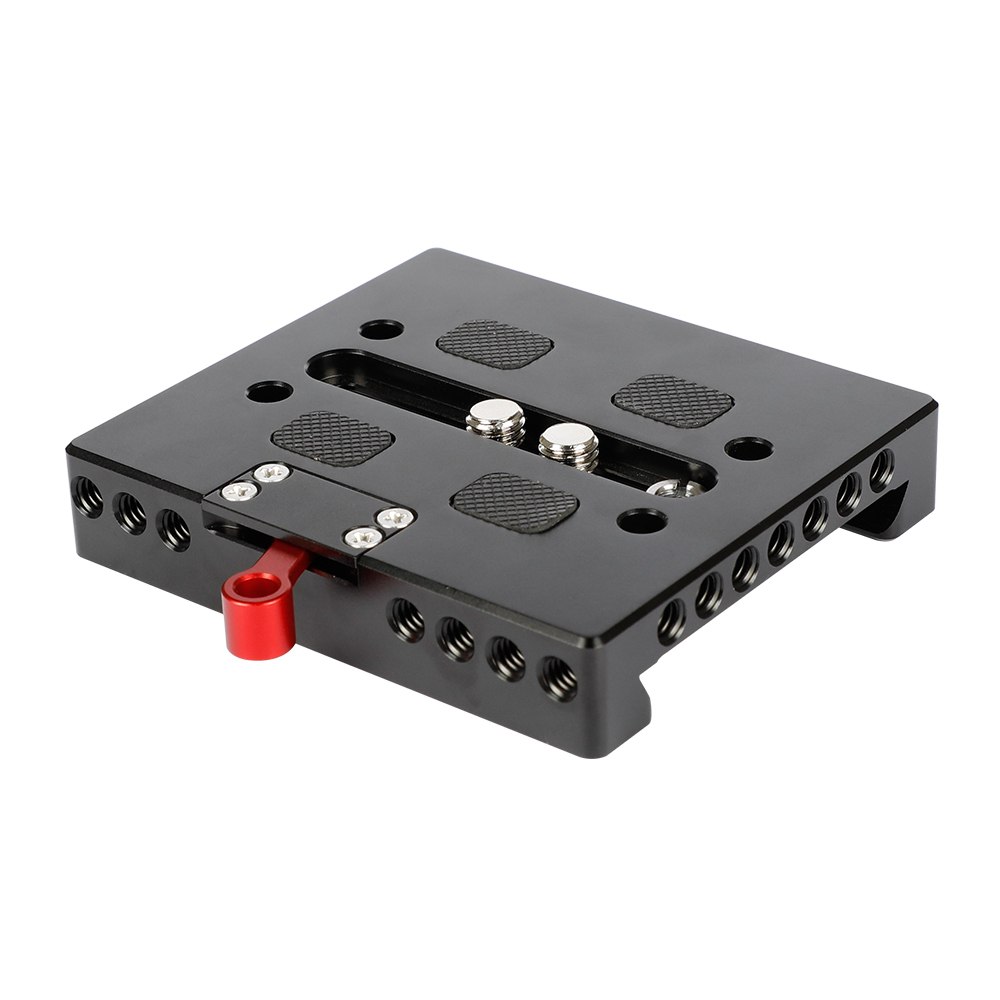 CAMVATE Quick Release Baseplate With Locking Lever For ARRI Dovetail Bridge Plate Sled