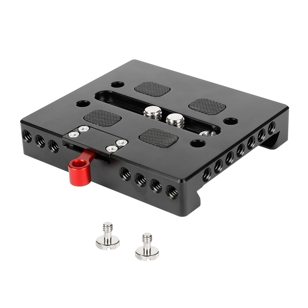 CAMVATE Quick Release Baseplate With Locking Lever For ARRI Dovetail Bridge Plate Sled