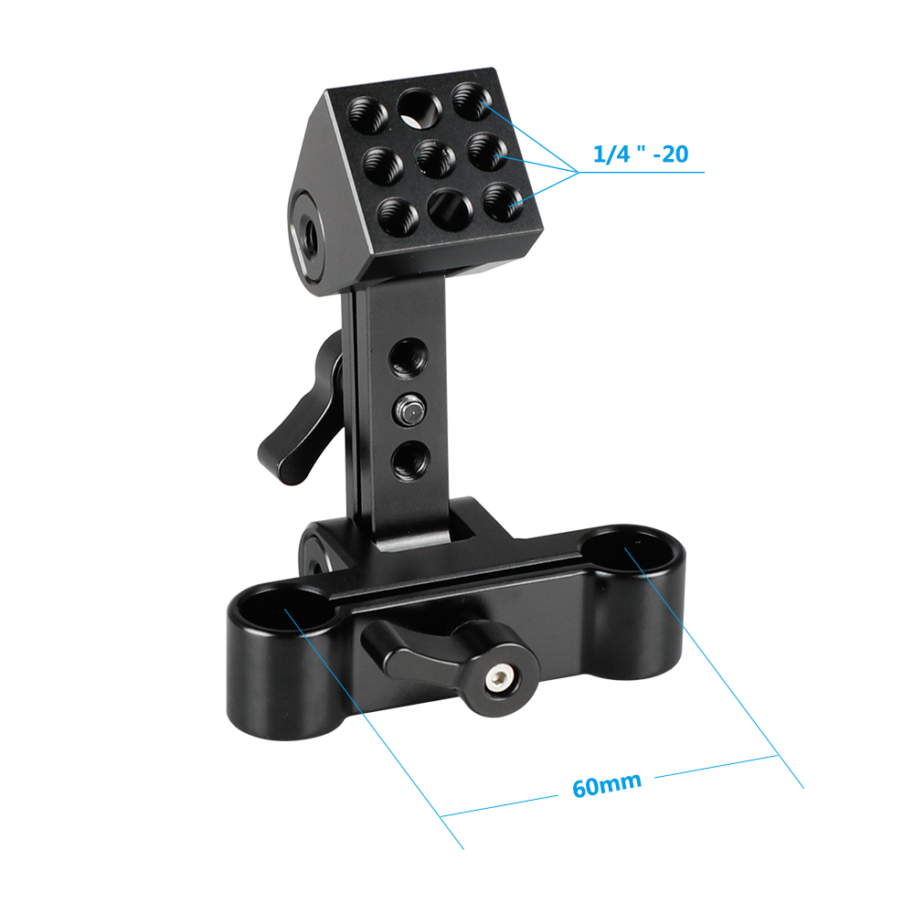 CAMVATE Adjustable Monitor Support With 15mm Rod System