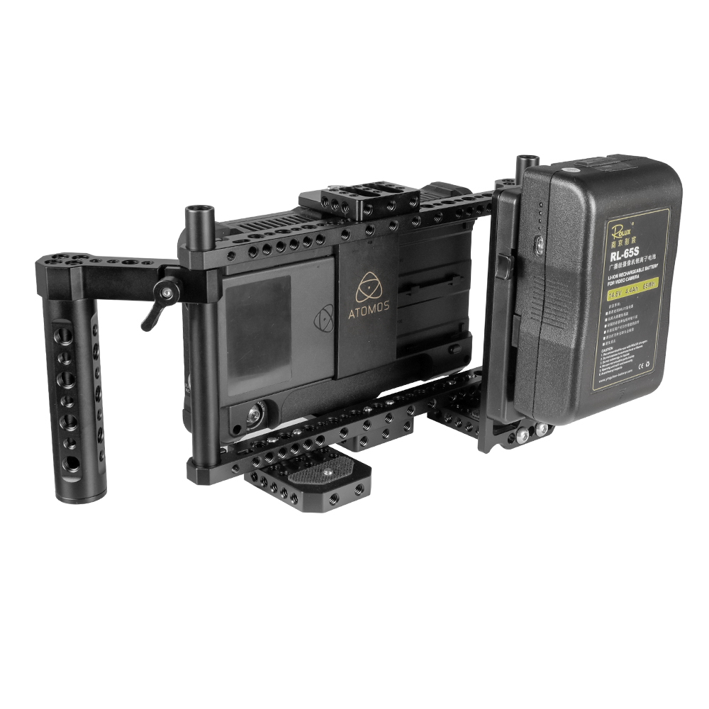 CAMVATE Universal 7" Camera Monitor Cage Kit With Dual Cheese Handles
