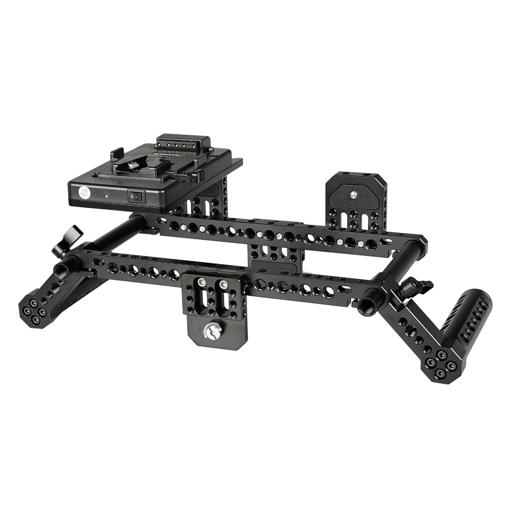 CAMVATE Adjustable Camera Monitor Cage Rig With Dual Cheese Handle ...