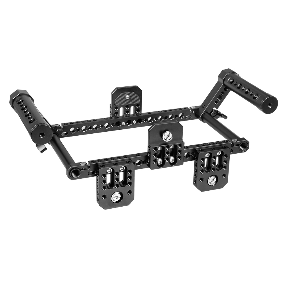 CAMVATE Universal 7" Camera Monitor Cage Kit With Dual Cheese Handles