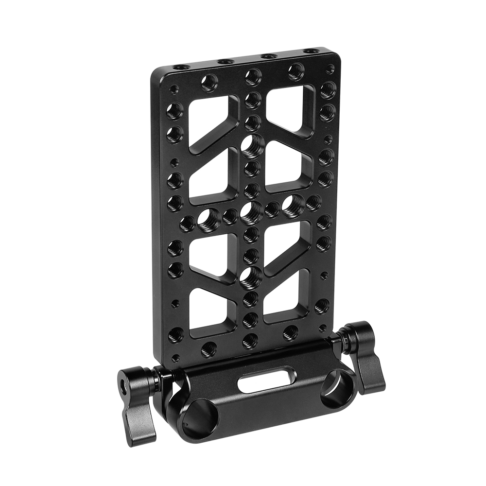 CAMVATE Cheese Plate With 15mm Rod Clamp For Anton Bauer Gold Mount Power Adapter