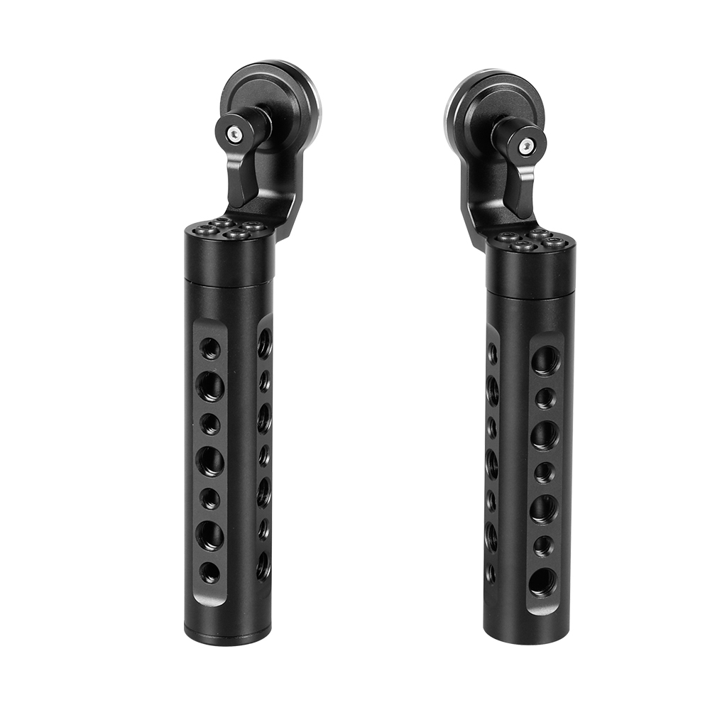 CAMVATE Aluminum Cheese Handle With ARRI Rosette M6 Thumbscrew Knob ( A Pair)