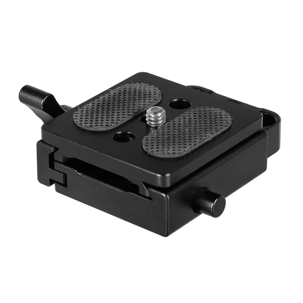 CAMVATE ARCA Swiss Style Quick Release Camera Sliding Plate & Receiver Adapter
