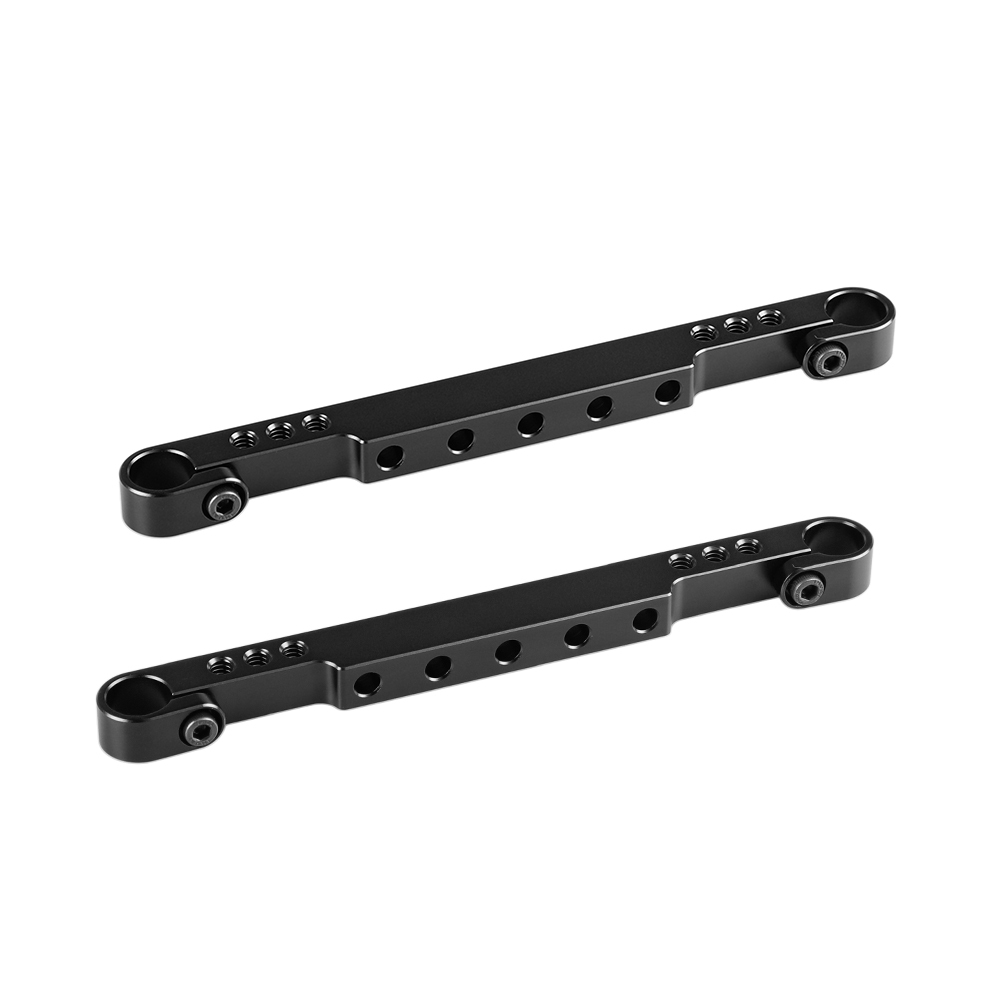 CAMVATE 200mm Aluminum Cross Bar With 15mm Rod Adapter For DIY Camera / Monitor Cage Rig (A Pair)