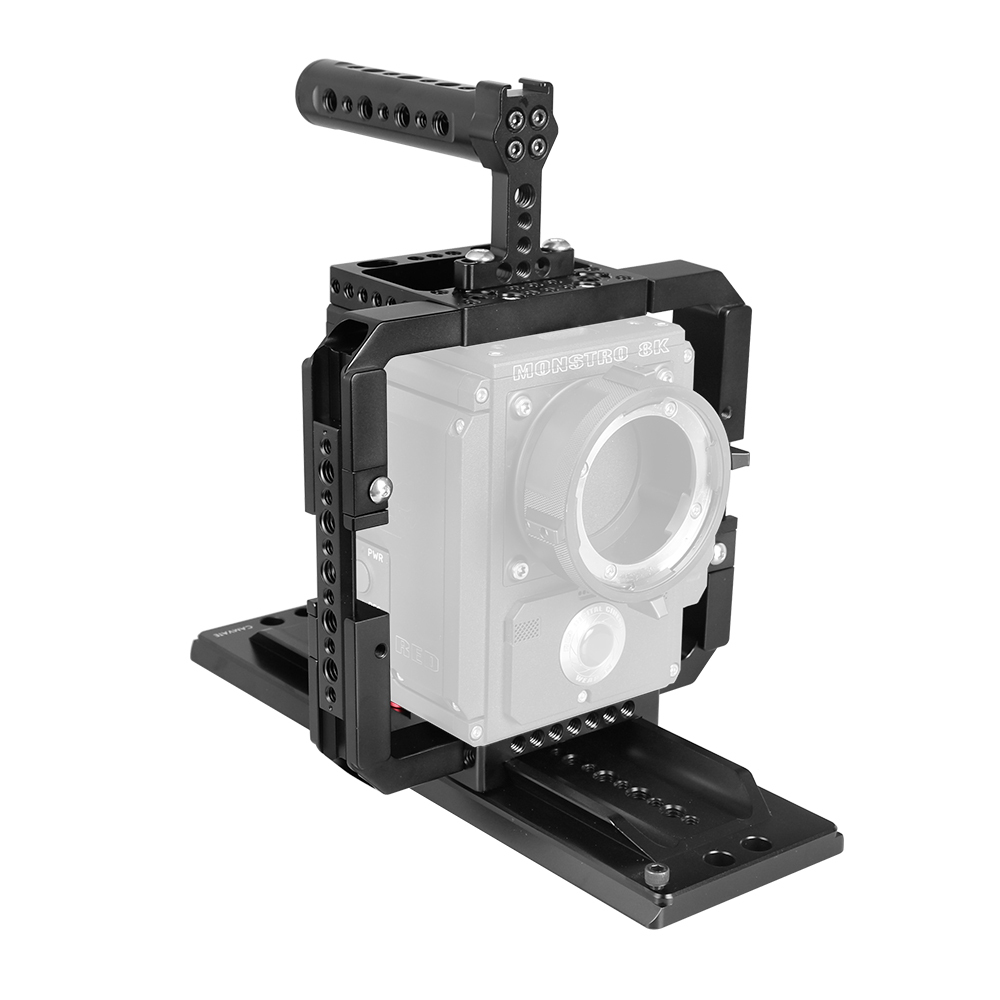 CAMVATE Full Frame Cage Rig With ARRI Sliding Dovetail Plate For RED DSMC2 Cameras